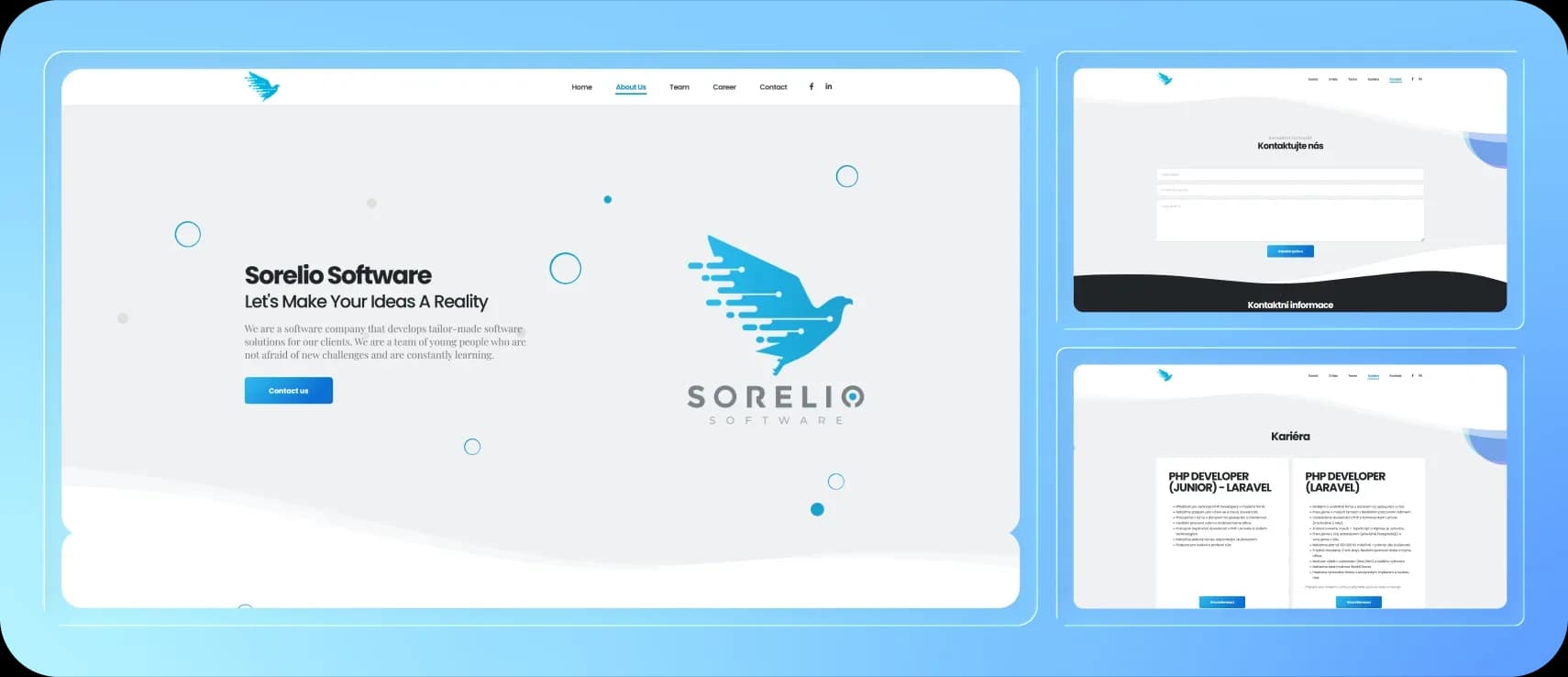 Previous version of Sorelio's website